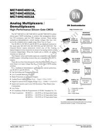 MC74HC4053AFEL Datasheet Cover