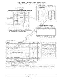 MC74HC4053AFEL Datasheet Page 3