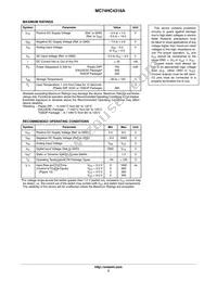 MC74HC4316AFELG Datasheet Page 3