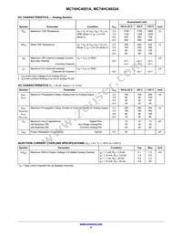 MC74HC4852ADG Datasheet Page 4