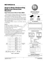 MC74HC541AFG Datasheet Cover
