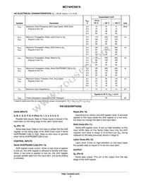 MC74HC597ADTG Datasheet Page 5