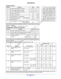 MC74HC73ADTG Datasheet Page 2