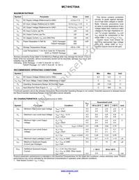 MC74HCT04AFELG Datasheet Page 2