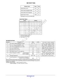 MC74HCT138ADR2G Datasheet Page 2