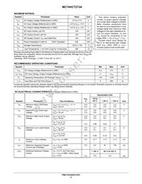 MC74HCT273ADW Datasheet Page 2
