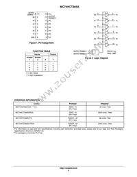 MC74HCT365ADR2G Datasheet Page 2