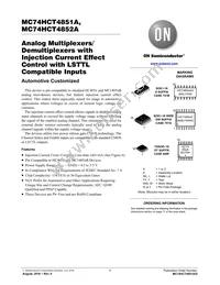 MC74HCT4852ADTG Datasheet Cover