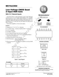 MC74LCX02MELG Datasheet Cover