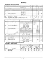 MC74LCX07MELG Datasheet Page 3