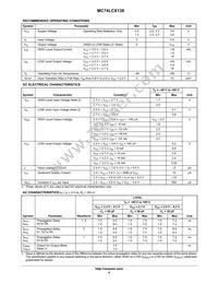 MC74LCX138MELG Datasheet Page 4