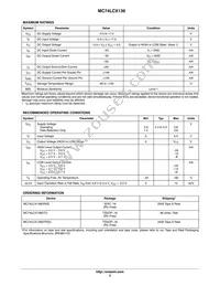 MC74LCX139DTG Datasheet Page 3