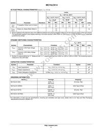 MC74LCX14MG Datasheet Page 4