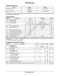MC74LCX16374DT Datasheet Page 3