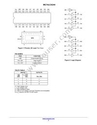 MC74LCX244MELG Datasheet Page 2