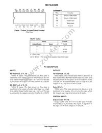MC74LCX258MEL Datasheet Page 2