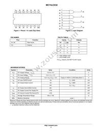 MC74LCX32MELG Datasheet Page 2