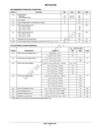 MC74LCX32MELG Datasheet Page 3