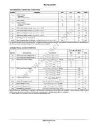 MC74LCX541MELG Datasheet Page 3