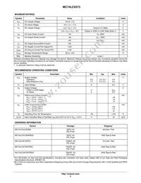 MC74LCX573DWR2 Datasheet Page 3