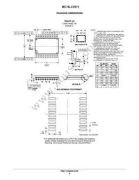 MC74LCX573MG Datasheet Page 8