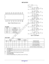MC74LCX574MELG Datasheet Page 2