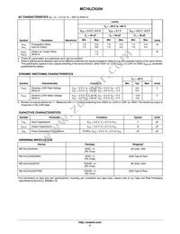 MC74LCXU04MG Datasheet Page 4