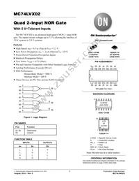 MC74LVX02MG Datasheet Cover