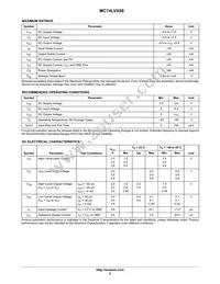 MC74LVX08MG Datasheet Page 2