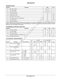 MC74LVX157MG Datasheet Page 3