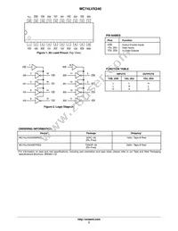 MC74LVX240MG Datasheet Page 2
