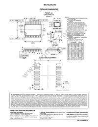 MC74LVX240MG Datasheet Page 7