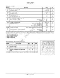 MC74LVX257DTG Datasheet Page 3