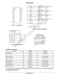 MC74LVX257MELG Datasheet Page 2