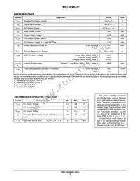 MC74LVX257MELG Datasheet Page 3