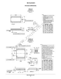 MC74LVX4051MG Datasheet Page 13