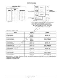 MC74LVX4053MG Datasheet Page 2
