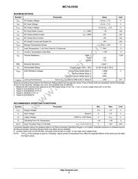 MC74LVX50MG Datasheet Page 2