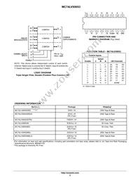 MC74LVX8053MELG Datasheet Page 2