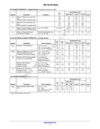 MC74LVXT4052DG Datasheet Page 4