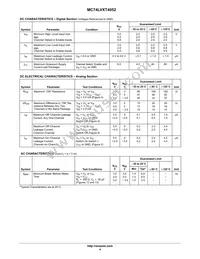 MC74LVXT4052MG Datasheet Page 4