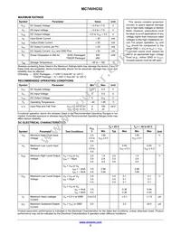 MC74VHC02DTR2 Datasheet Page 2
