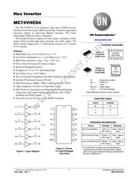 MC74VHC04MELG Datasheet Cover