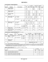 MC74VHC14DR2 Datasheet Page 3