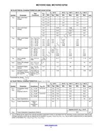 MC74VHC1G02DFT1 Datasheet Page 5