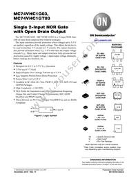 MC74VHC1G03DFT2 Datasheet Cover