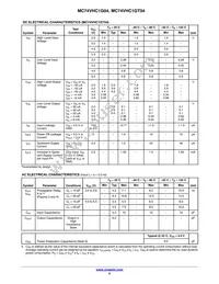 MC74VHC1G04DTT1 Datasheet Page 5