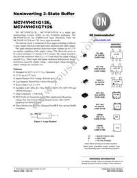 MC74VHC1G126DTT1 Datasheet Cover