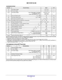MC74VHC1G14EDFT2G Datasheet Page 3