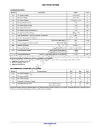 MC74VHC1GT08EDFT2G Datasheet Page 2